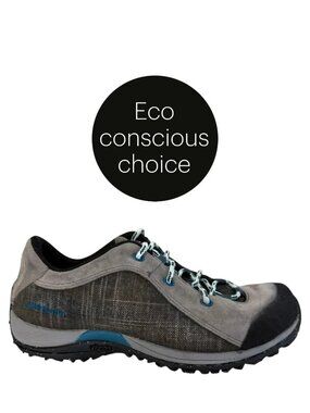 PATAGONIA Grey Hemp Bly Hiking Trail Shoes Vibram Eco Friendly Outdoor women 7